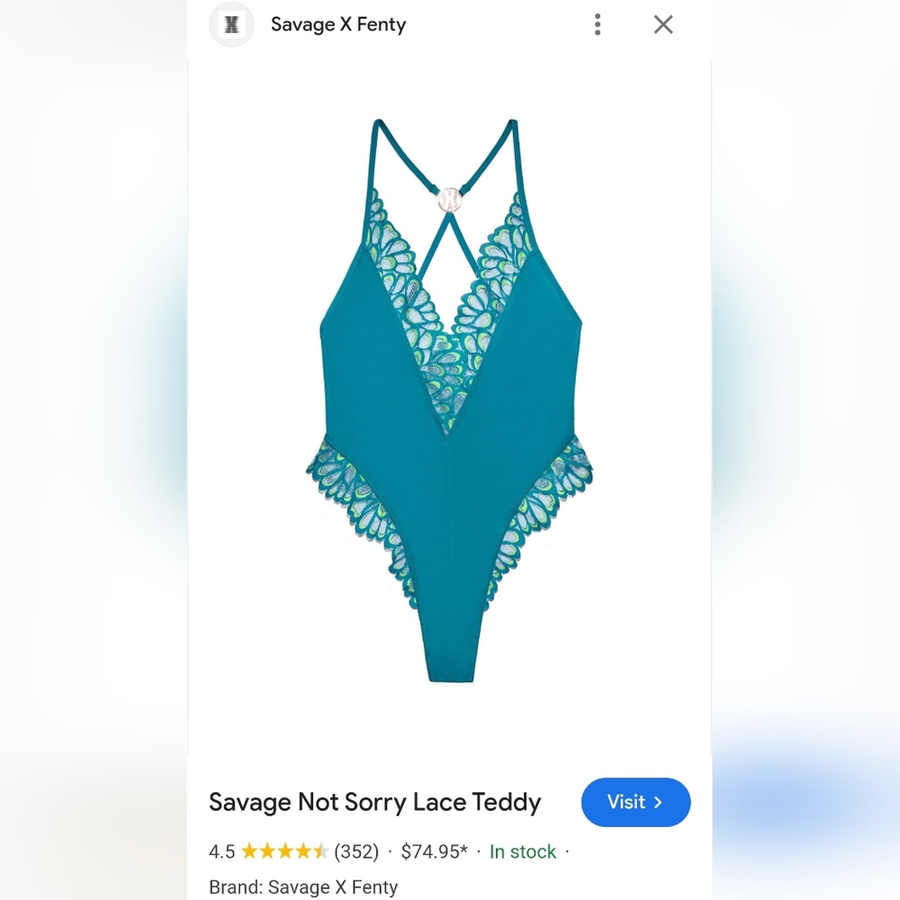 NWT SavageXFenty Lingerie